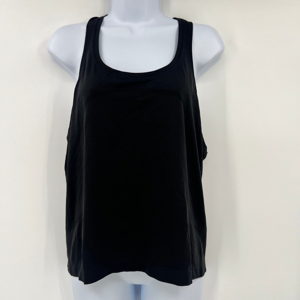 Lululemon Swiftly Tech Racerback Tank Top 2.0 Black Size 12 LW1CN3S